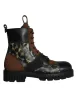 Brown Suede Camouflage Leather Combat Boots Shoes sold by Louxly