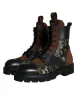 Brown Suede Camouflage Leather Combat Boots Shoes sold by Louxly
