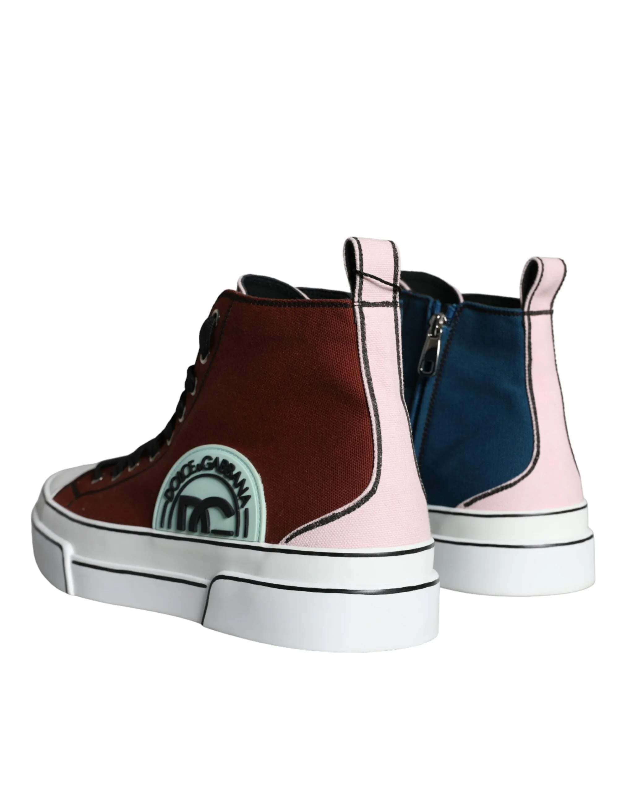 Multicolor Patchwork High Top Sneaker Shoes sold by Louxly product image thumbnail 4