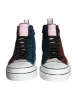 Multicolor Patchwork High Top Sneaker Shoes sold by Louxly