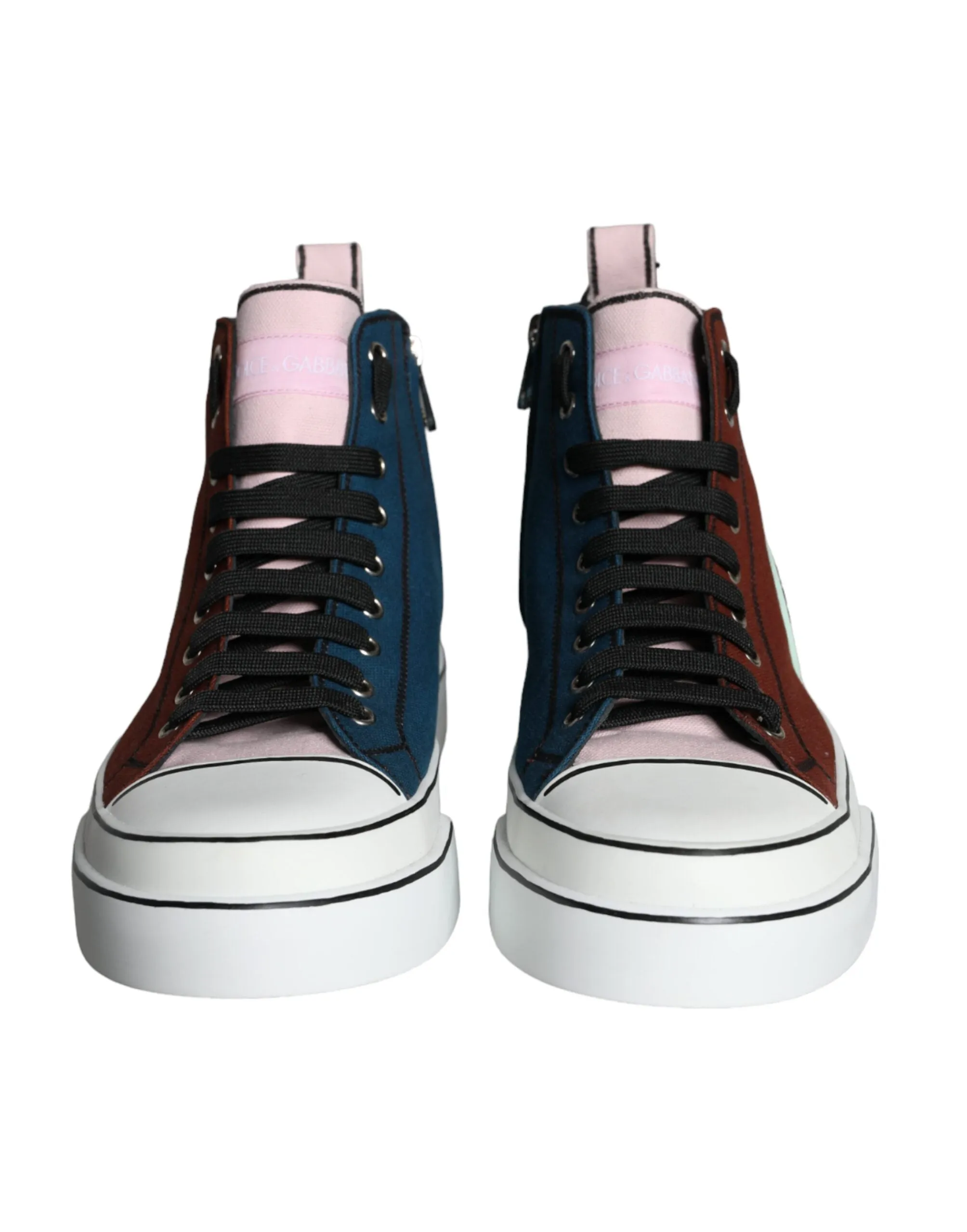 Multicolor Patchwork High Top Sneaker Shoes sold by Louxly product image thumbnail 2