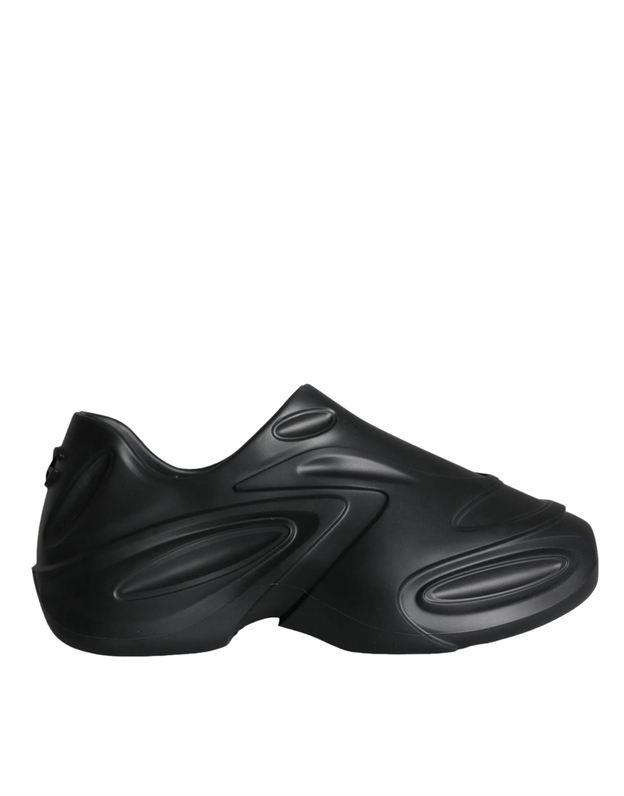 Black Foiled Rubber Toy Low Top Sneakers Shoes sold by Louxly