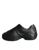Black Foiled Rubber Toy Low Top Sneakers Shoes sold by Louxly