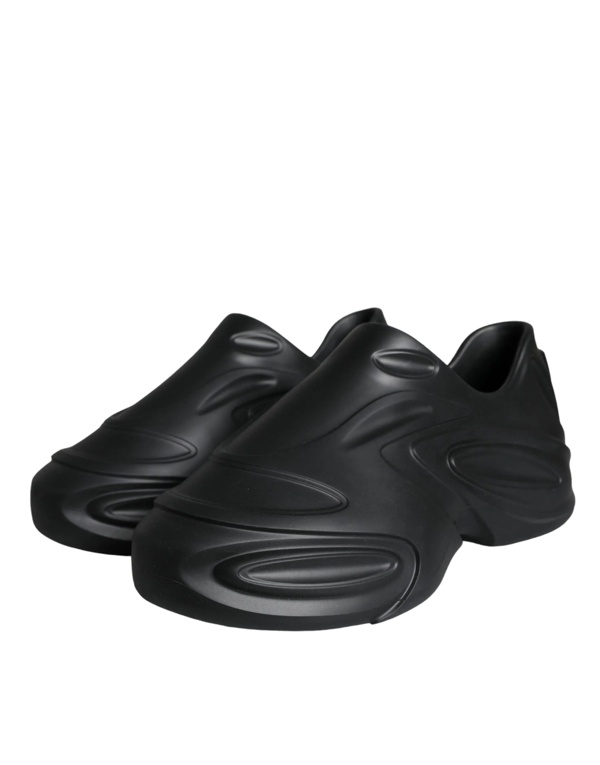 Black Foiled Rubber Toy Low Top Sneakers Shoes sold by Louxly product image thumbnail 3