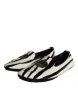 Black White Calf Fur Slip On Loafers Men Shoes sold by Louxly