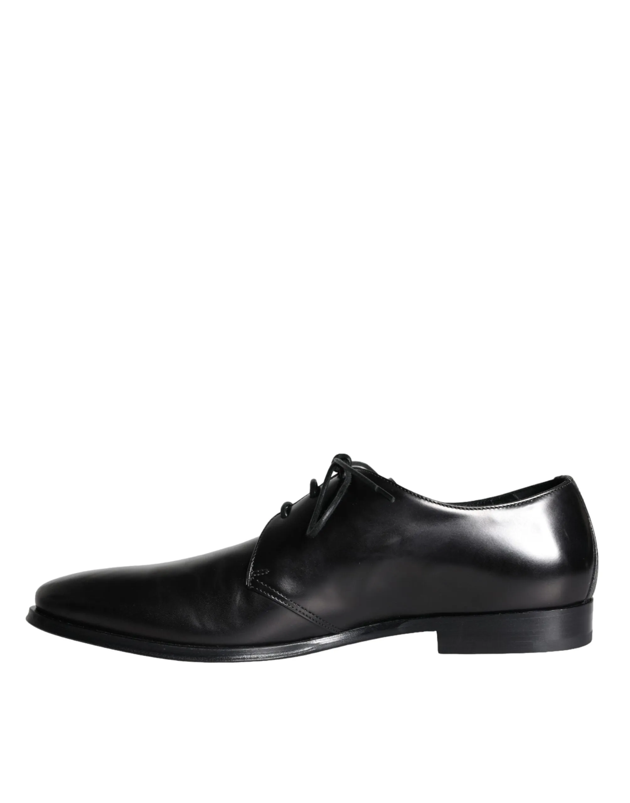 Black Calfskin Leather Derby Men Dress Shoes sold by Louxly product image thumbnail 5