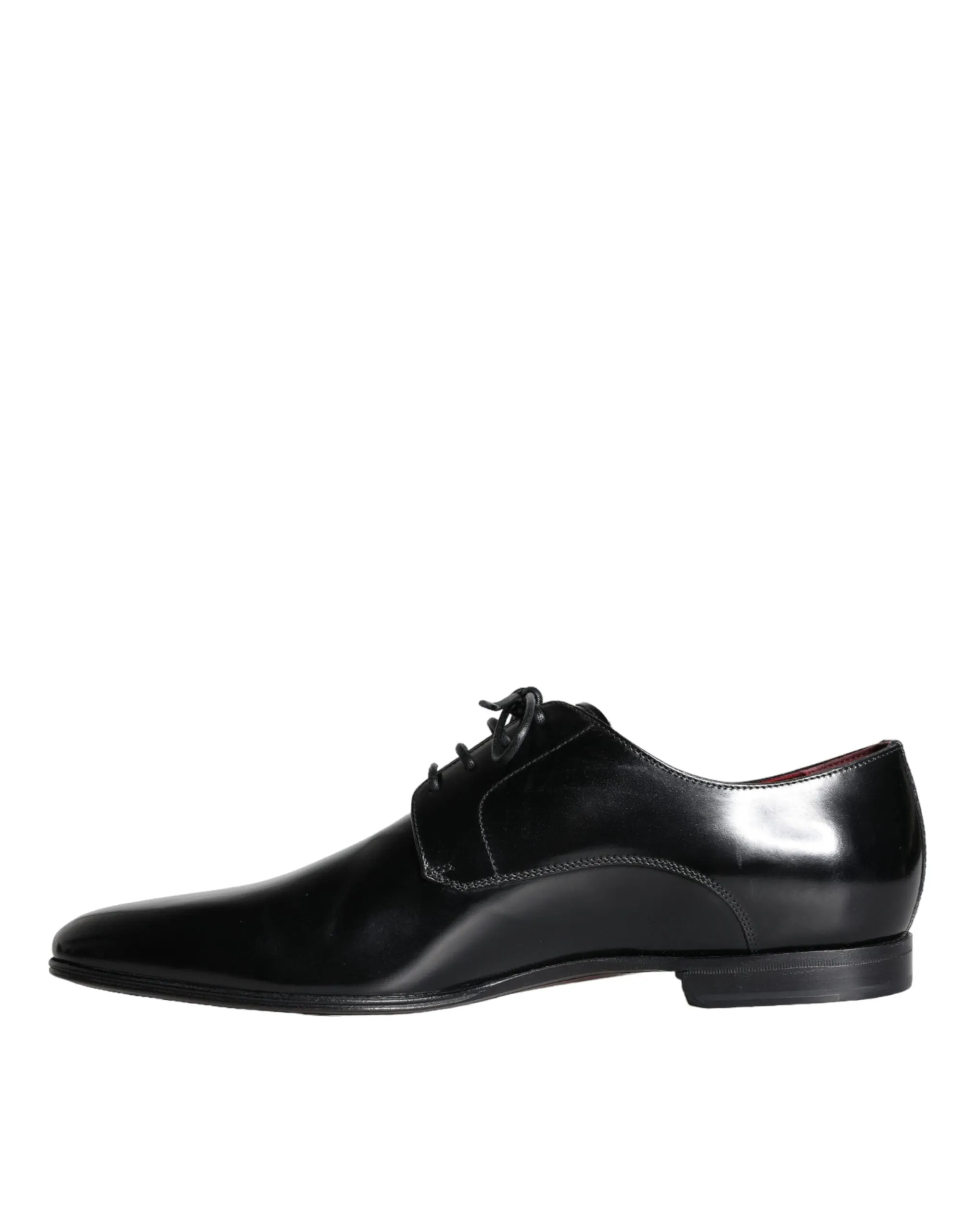 Black Calfskin Leather Derby Dress Men Shoes sold by Louxly product image thumbnail 5