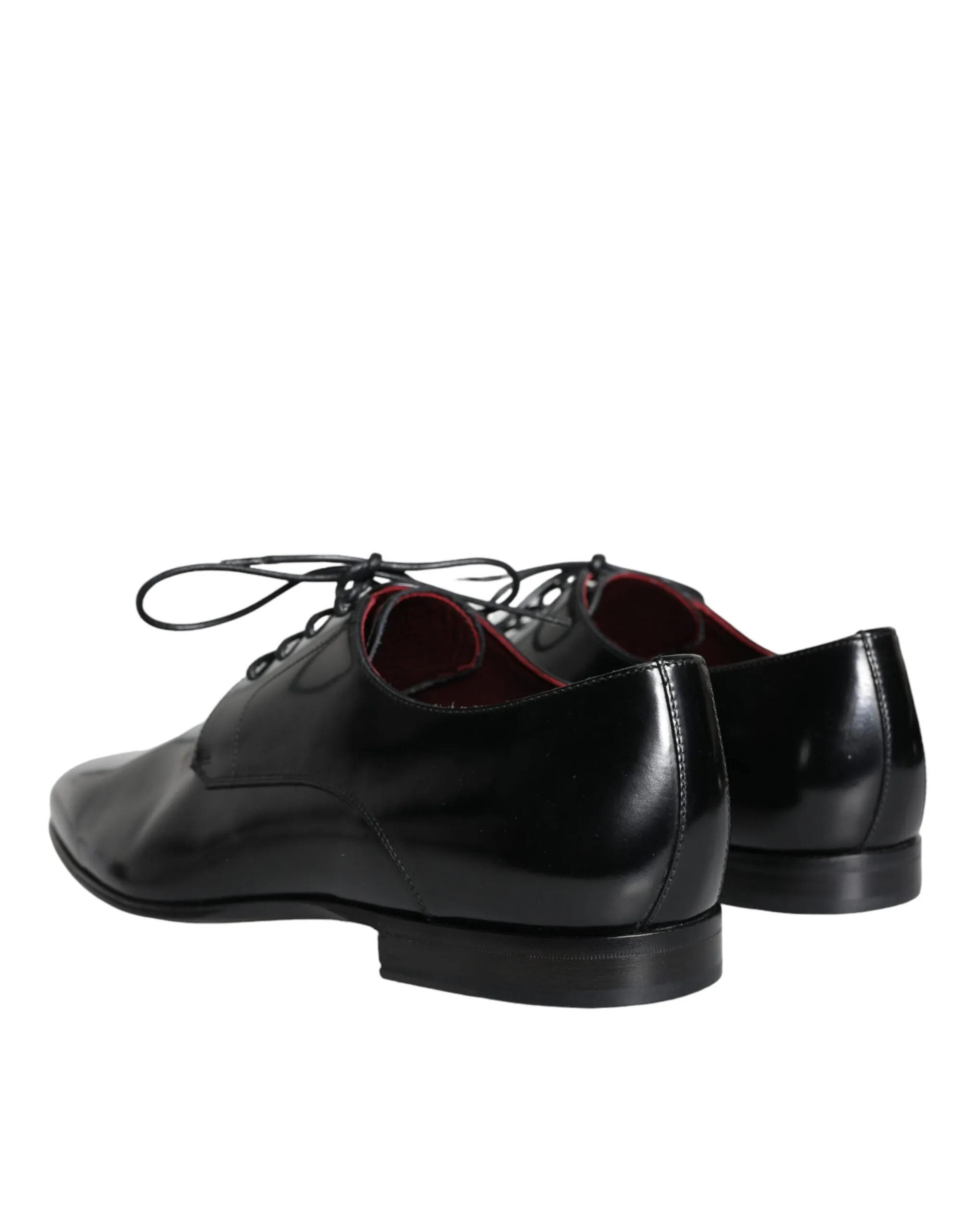 Black Calfskin Leather Derby Dress Men Shoes sold by Louxly product image thumbnail 4