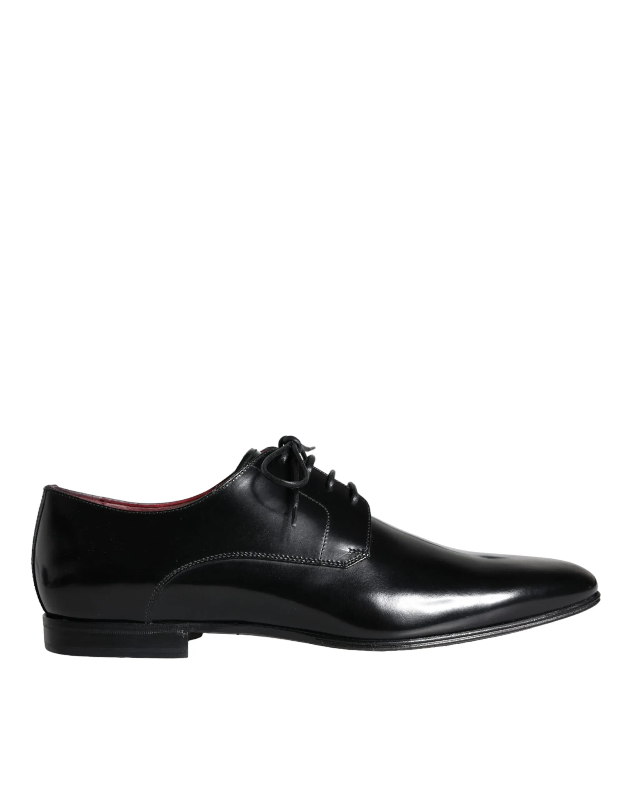 Black Calfskin Leather Derby Dress Men Shoes sold by Louxly