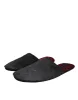 Black Faux Fur Slides Slippers Slip On Shoes sold by Louxly