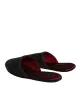 Black Faux Fur Slides Slippers Slip On Shoes sold by Louxly
