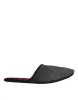 Black Faux Fur Slides Slippers Slip On Shoes sold by Louxly