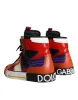 Multicolor Leather High Top Sneakers Shoes sold by Louxly