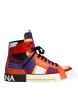 Multicolor Leather High Top Sneakers Shoes sold by Louxly