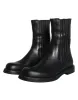 Black Horse Leather Mid Calf Boots Men Shoes sold by Louxly