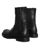 Black Horse Leather Mid Calf Boots Men Shoes sold by Louxly