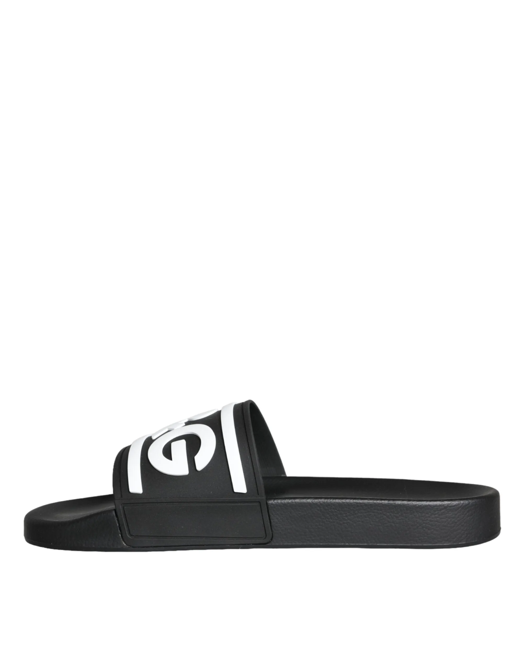 Black White Sandals Rubber Beachwear Shoes sold by Louxly product image thumbnail 5