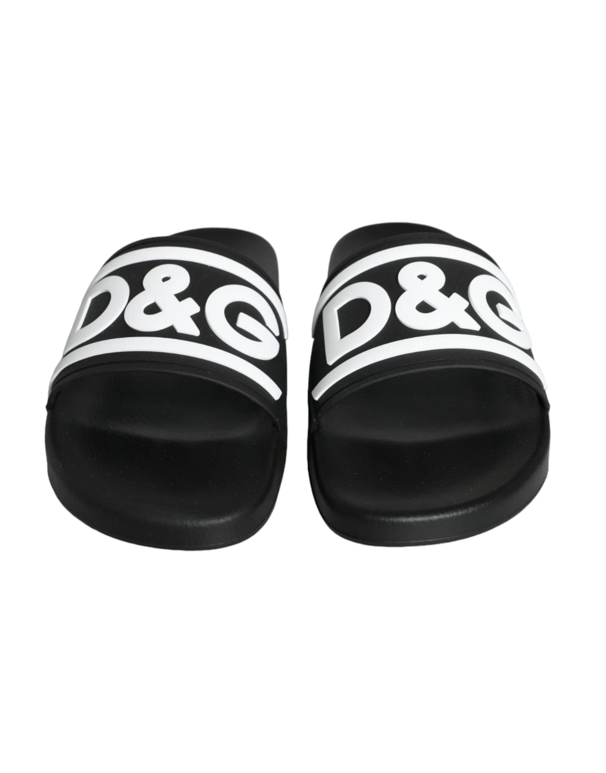 Black White Sandals Rubber Beachwear Shoes sold by Louxly product image thumbnail 2
