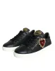 Black Portofino Sacred Heart Sneakers Shoes sold by Louxly