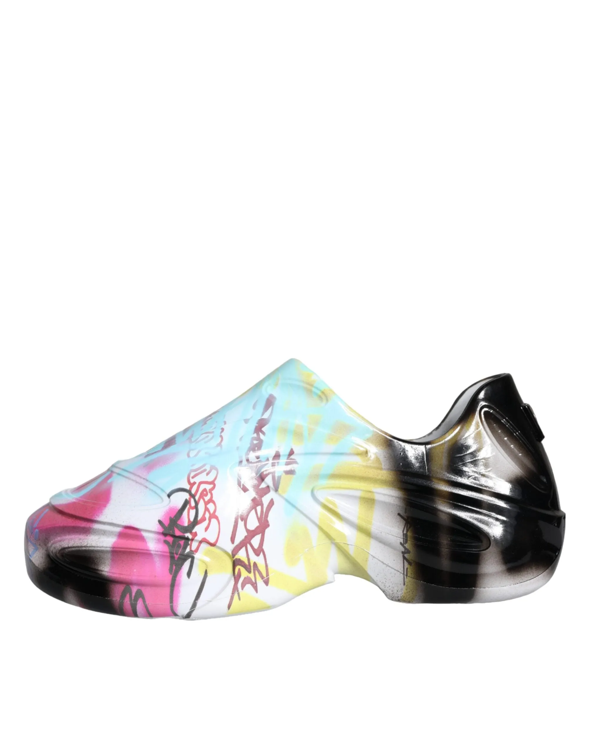 Multicolor Graffiti Rubber Low Top Sneakers Shoes sold by Louxly product image thumbnail 5