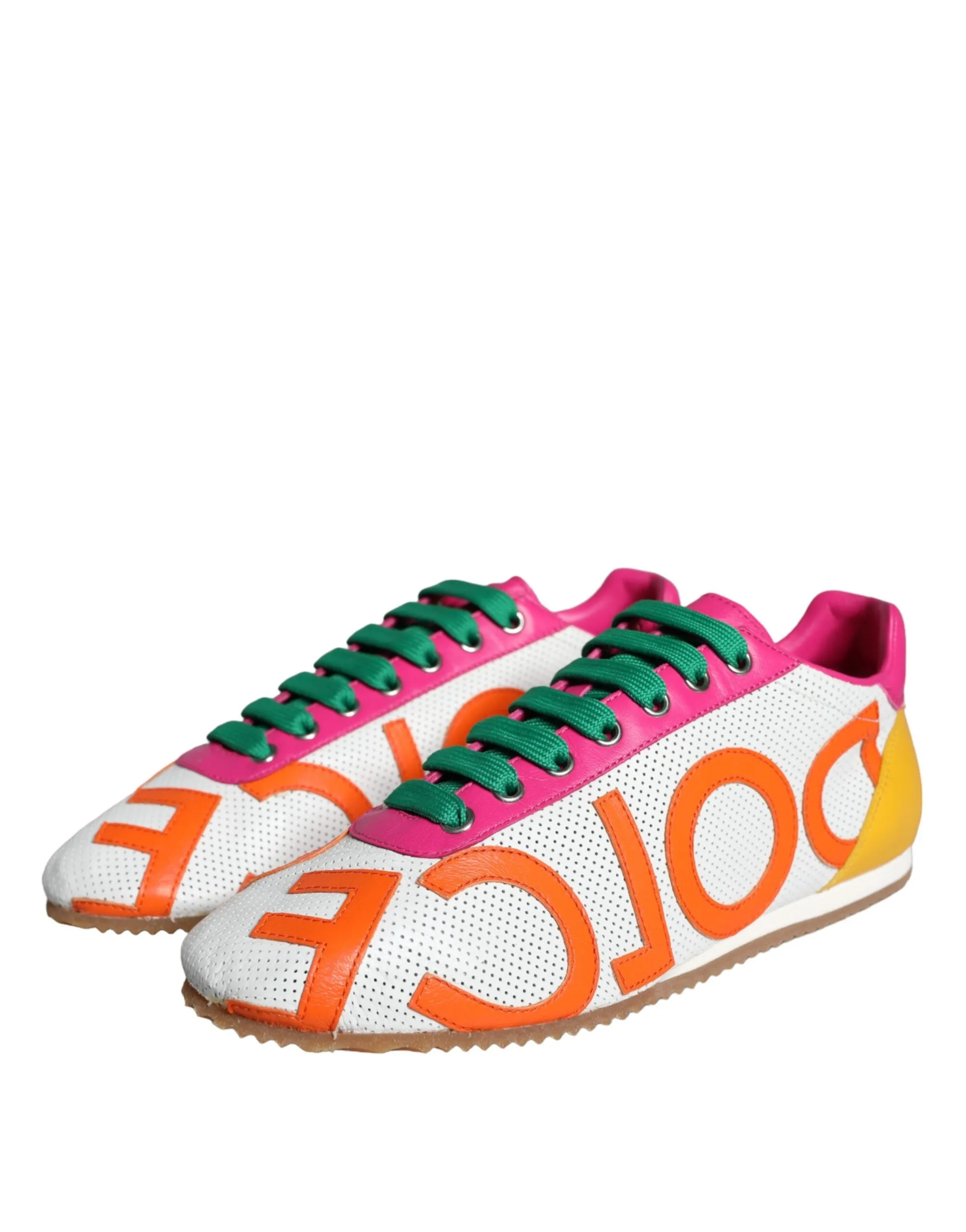 Multicolor Leather Logo Casual Sneakers Shoes sold by Louxly product image thumbnail 3