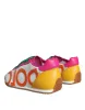 Multicolor Leather Logo Casual Sneakers Shoes sold by Louxly