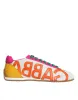 Multicolor Leather Logo Casual Sneakers Shoes sold by Louxly