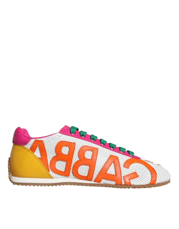 Multicolor Leather Logo Casual Sneakers Shoes sold by Louxly
