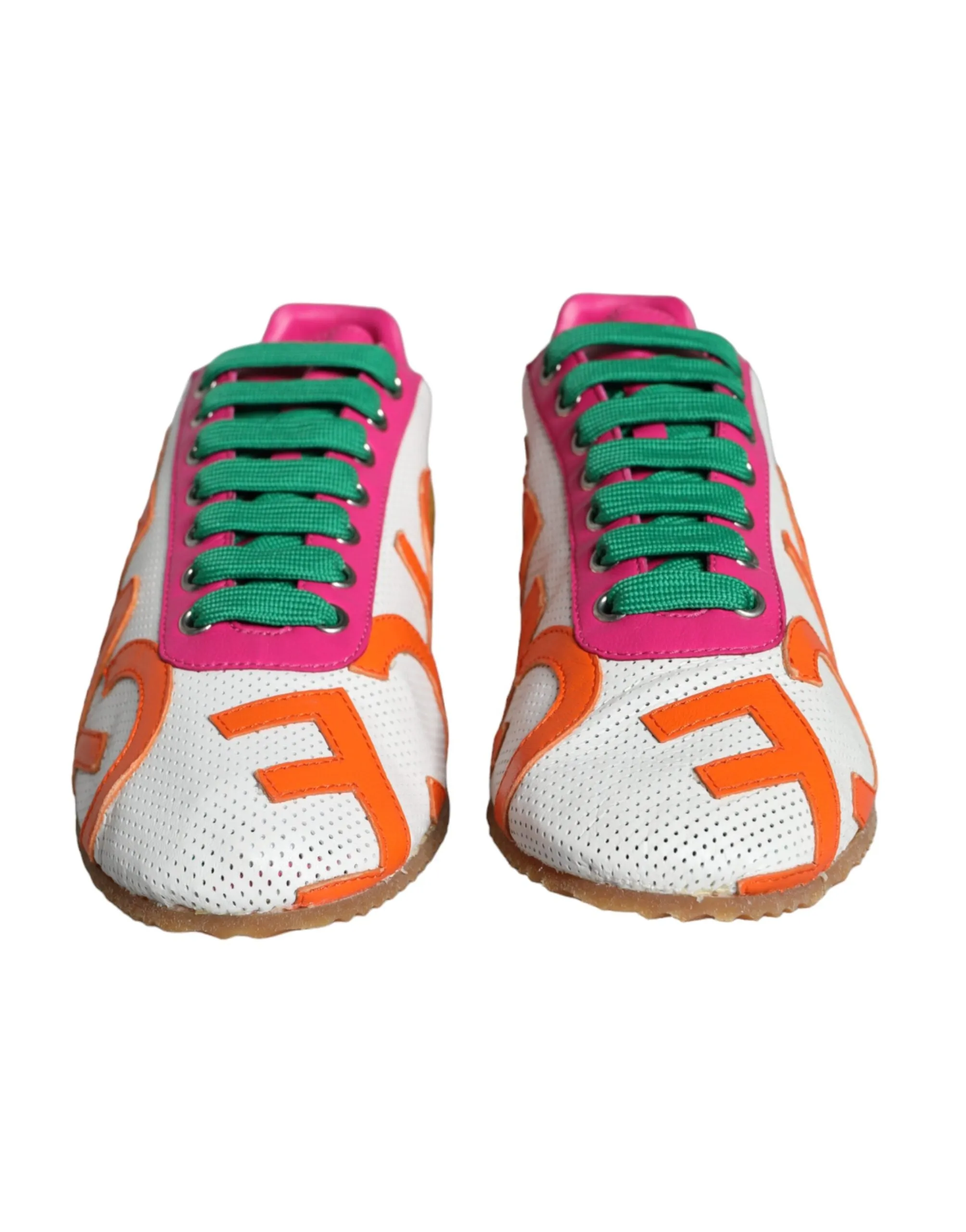 Multicolor Leather Logo Casual Sneakers Shoes sold by Louxly product image thumbnail 2
