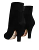 Black Suede Leather Mid Calf Boots Shoes sold by Louxly