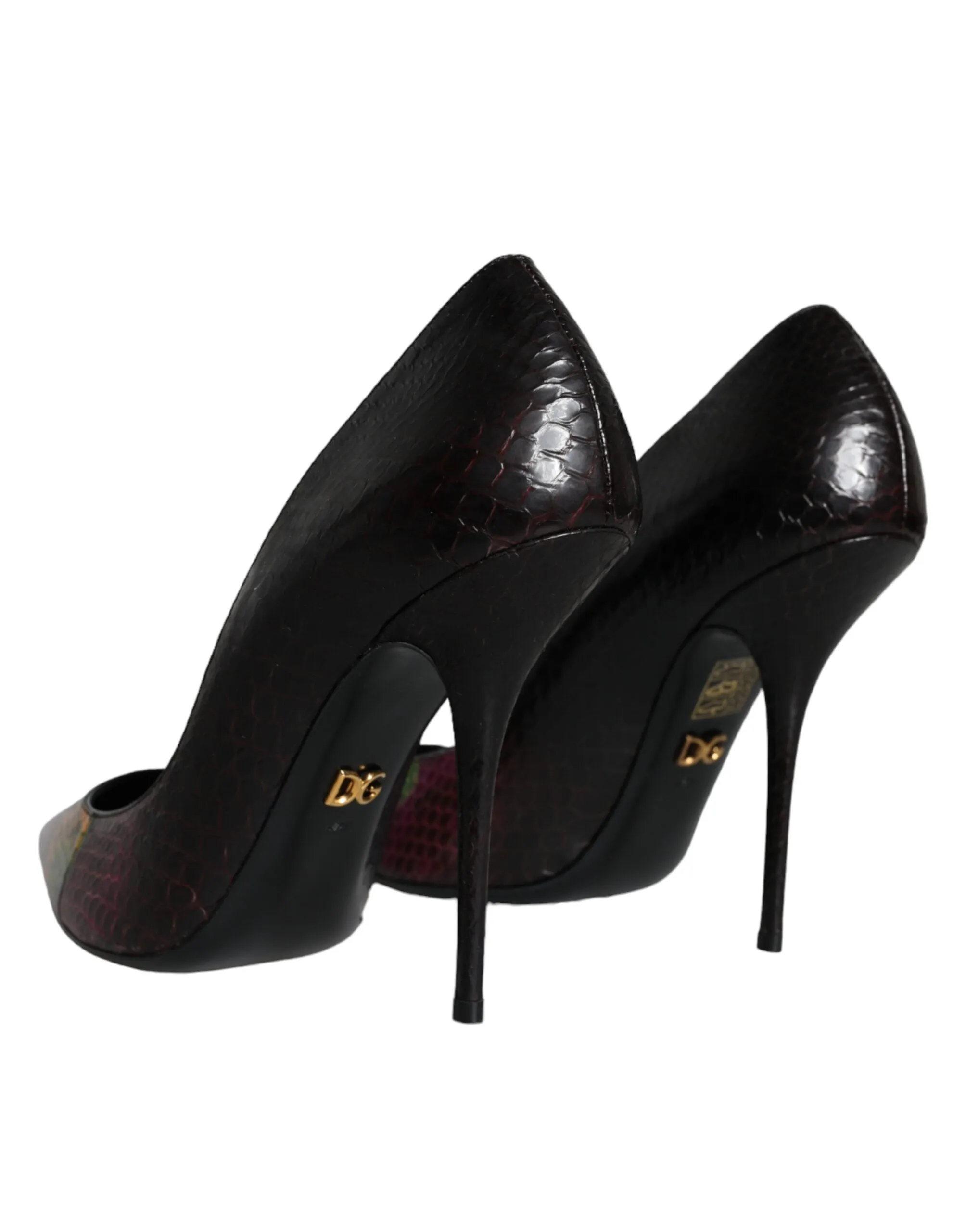 Multicolor Exotic Leather Heels Pumps Shoes sold by Louxly product image thumbnail 5