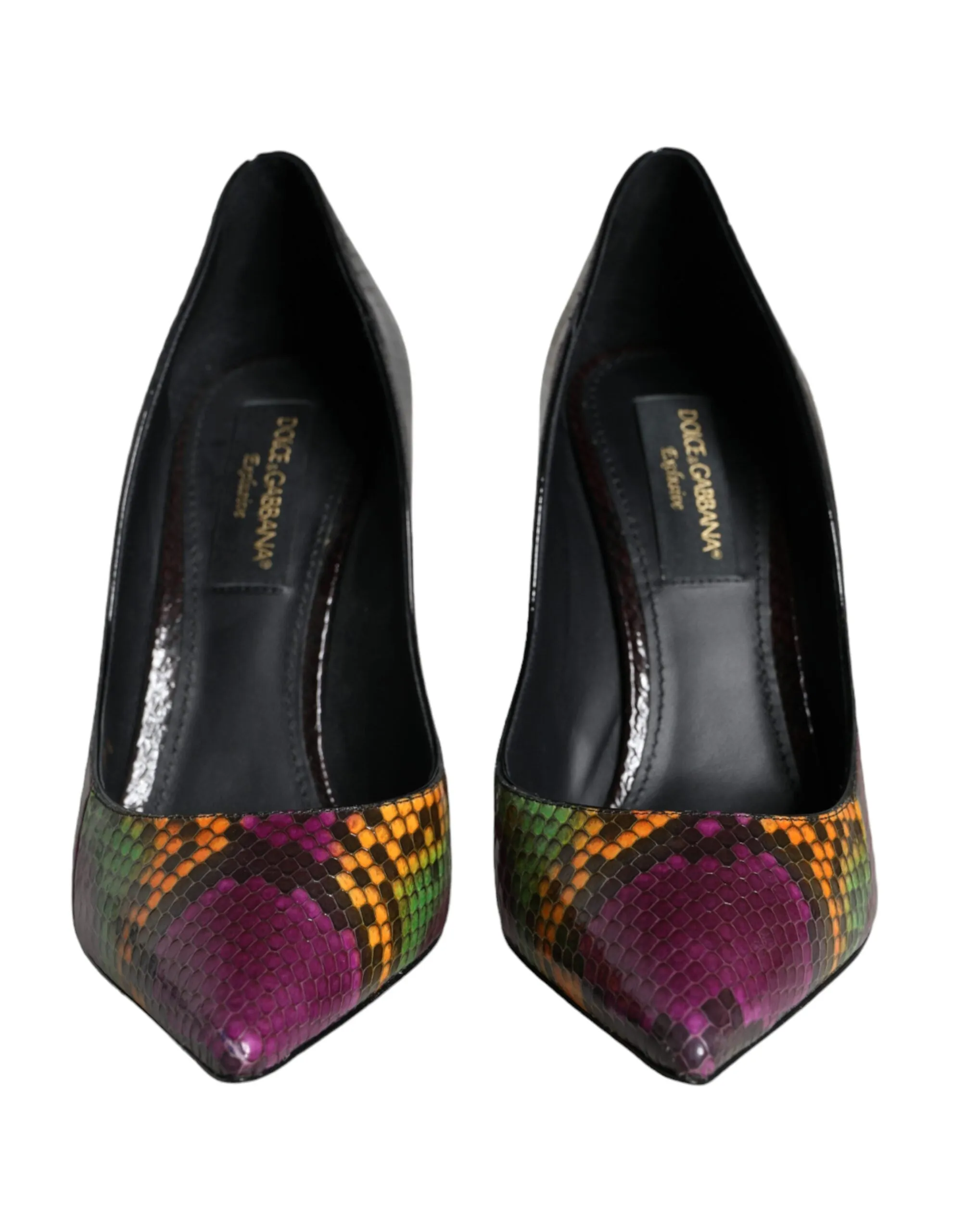 Multicolor Exotic Leather Heels Pumps Shoes sold by Louxly product image thumbnail 2