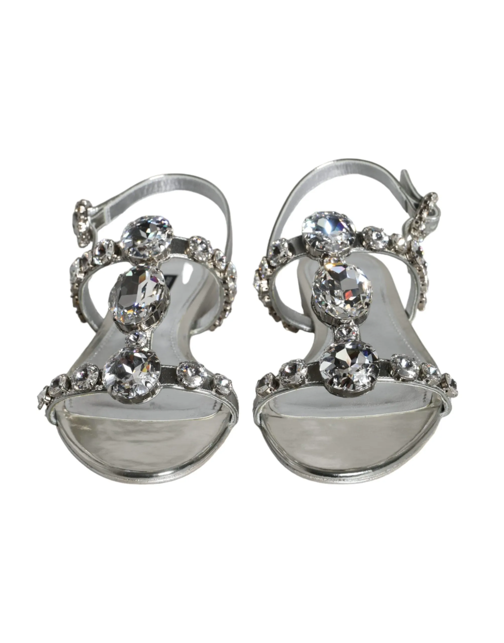 Silver Crystal Sandals Flats Flip Flops Shoes sold by Louxly product image thumbnail 2