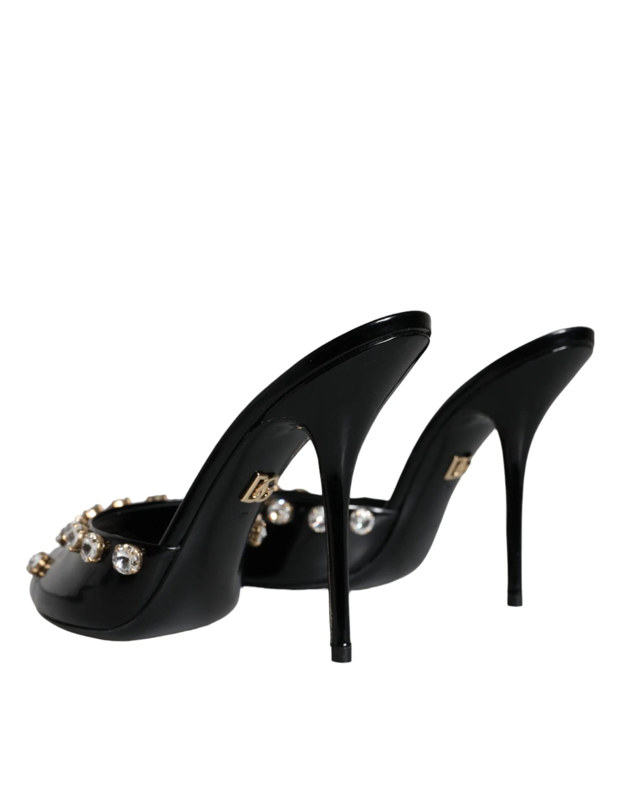 Black Crystal Heels Keira Sandals Shoes sold by Louxly product image thumbnail 4
