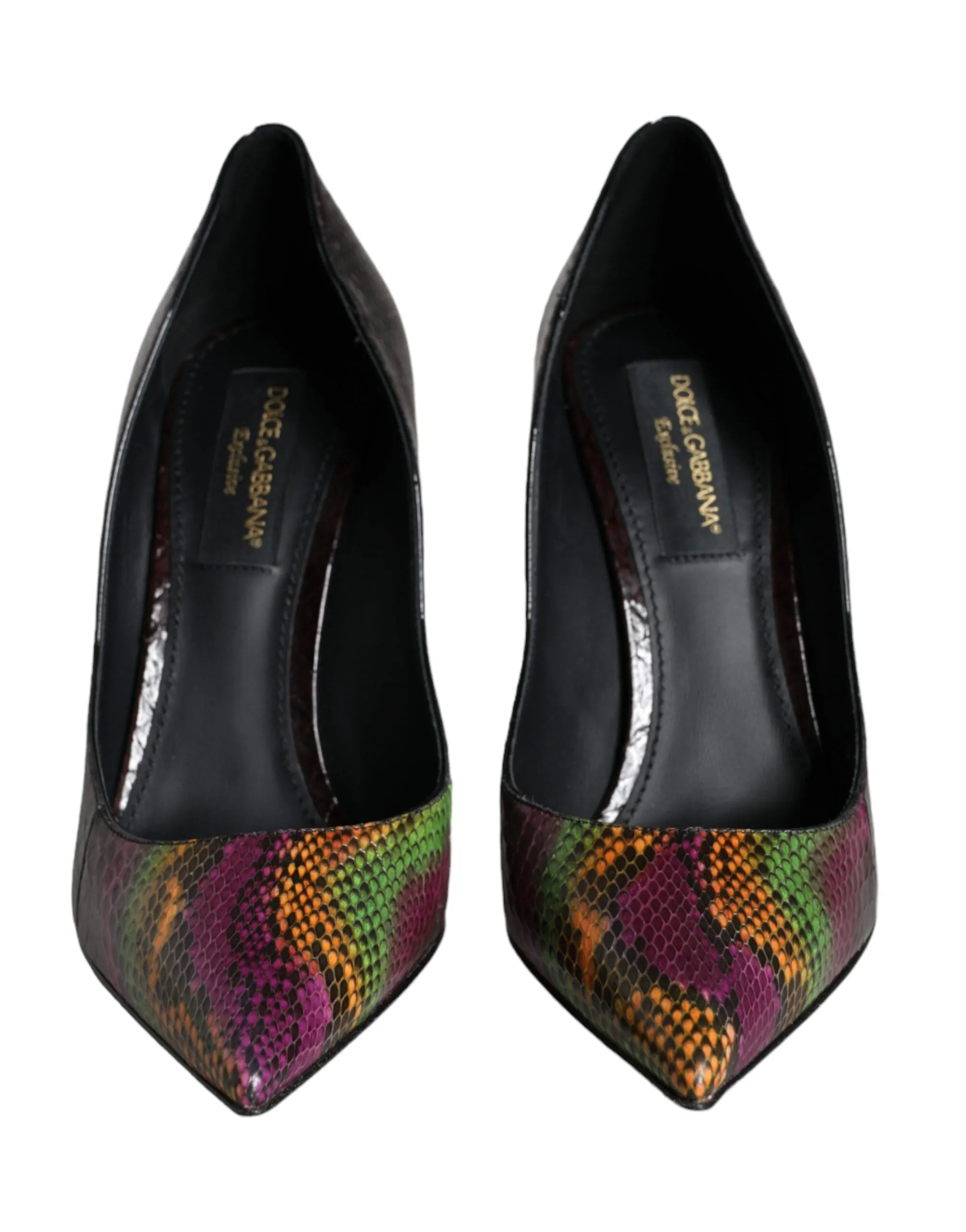 Multicolor Exotic Leather Heels Pumps Shoes sold by Louxly product image thumbnail 2