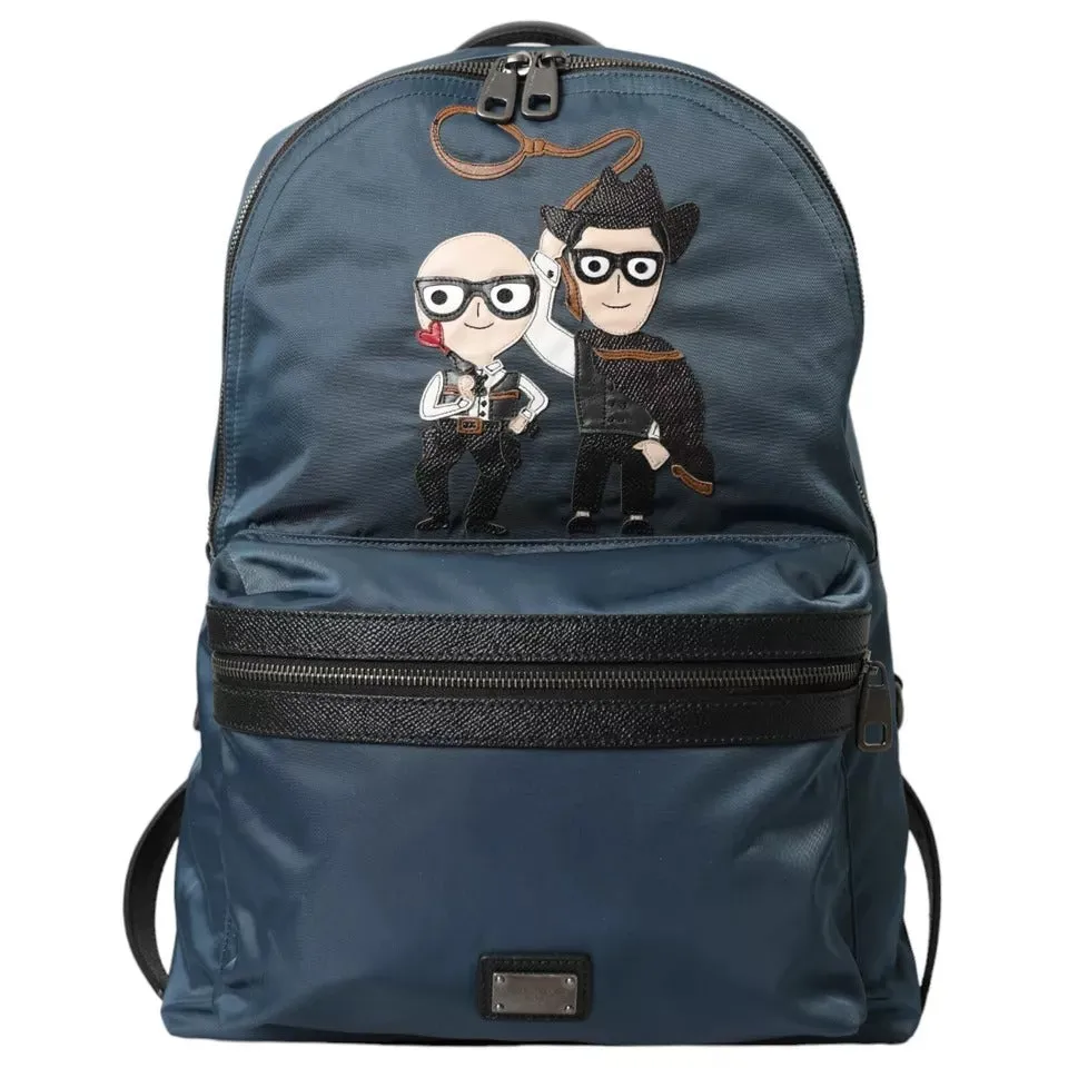 Blue Nylon #DGFamily Patch Men Backpack Bag sold by Louxly product image thumbnail 5
