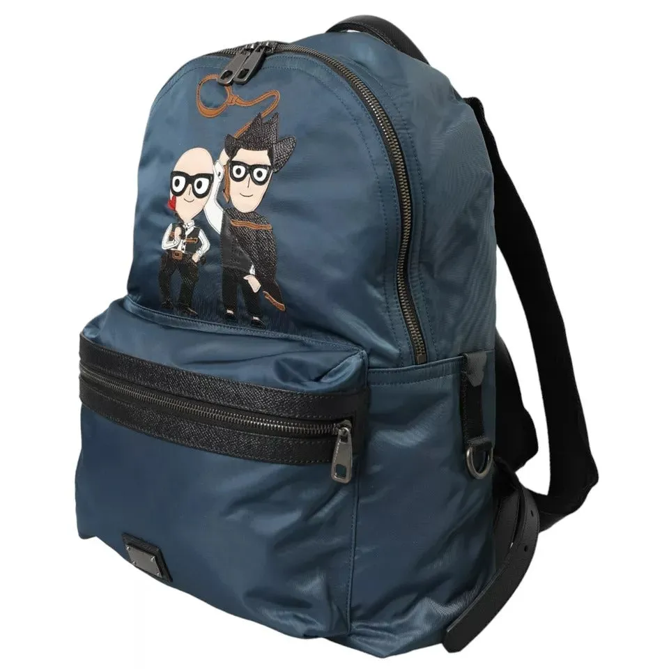 Blue Nylon #DGFamily Patch Men Backpack Bag sold by Louxly product image thumbnail 2