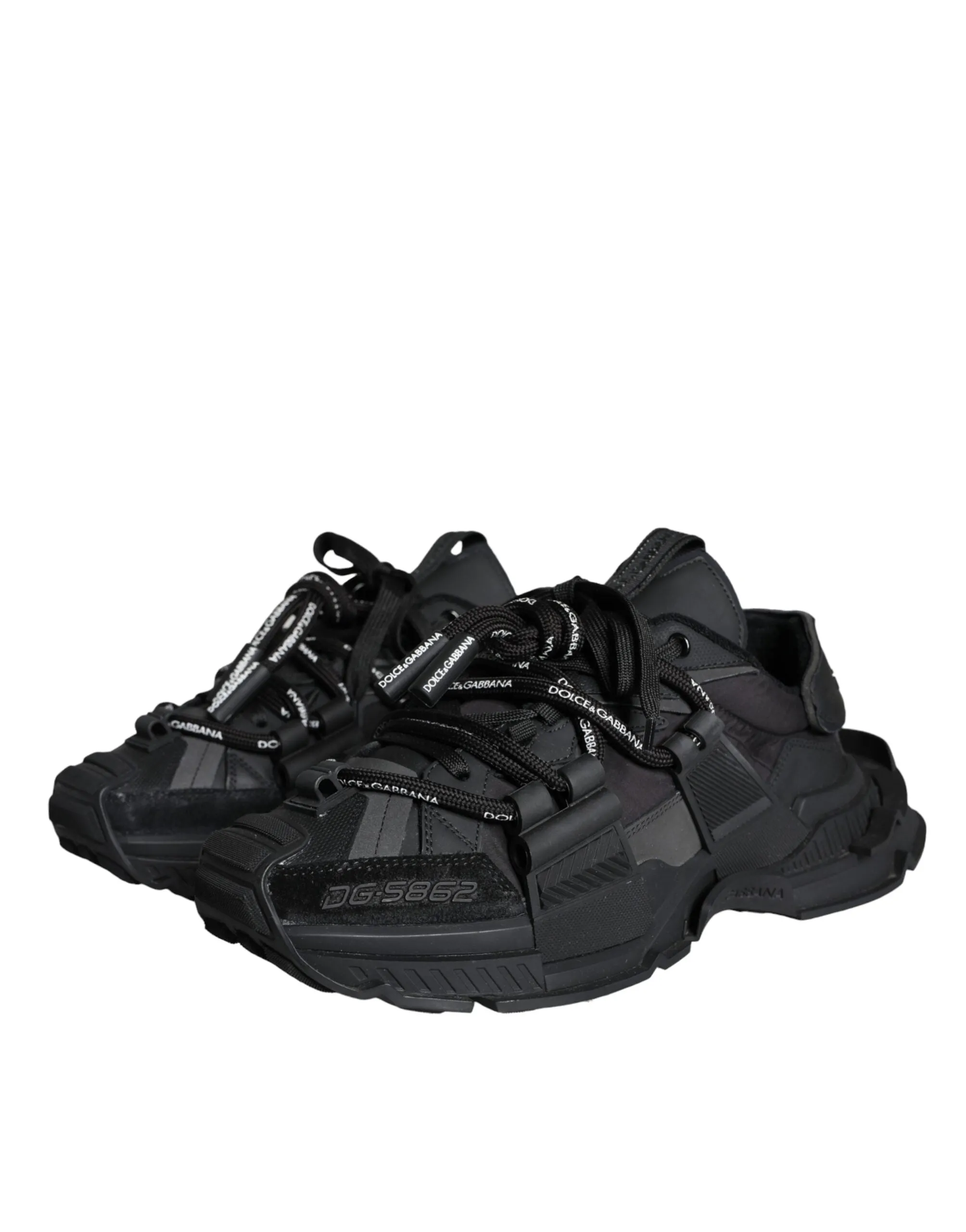 Black Low Top Space Lace Up Sneakers Shoes sold by Louxly product image thumbnail 3