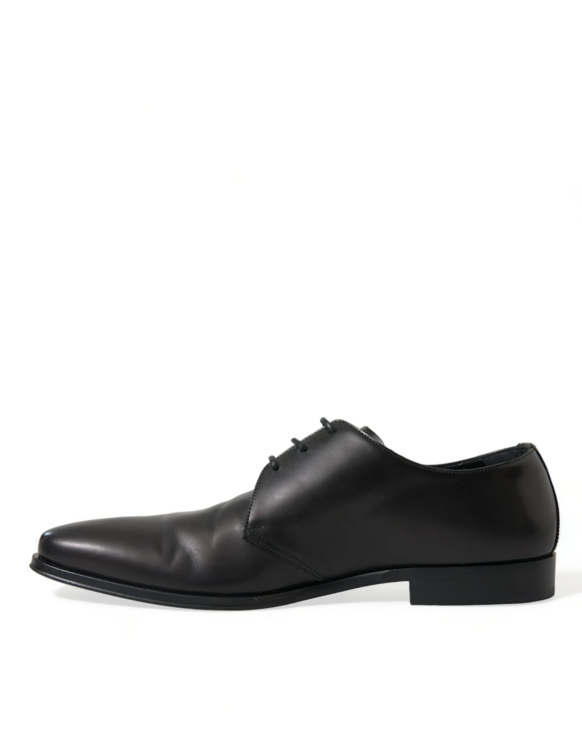 Elegant Black Leather Derby Dress Shoes sold by Louxly product image thumbnail 5