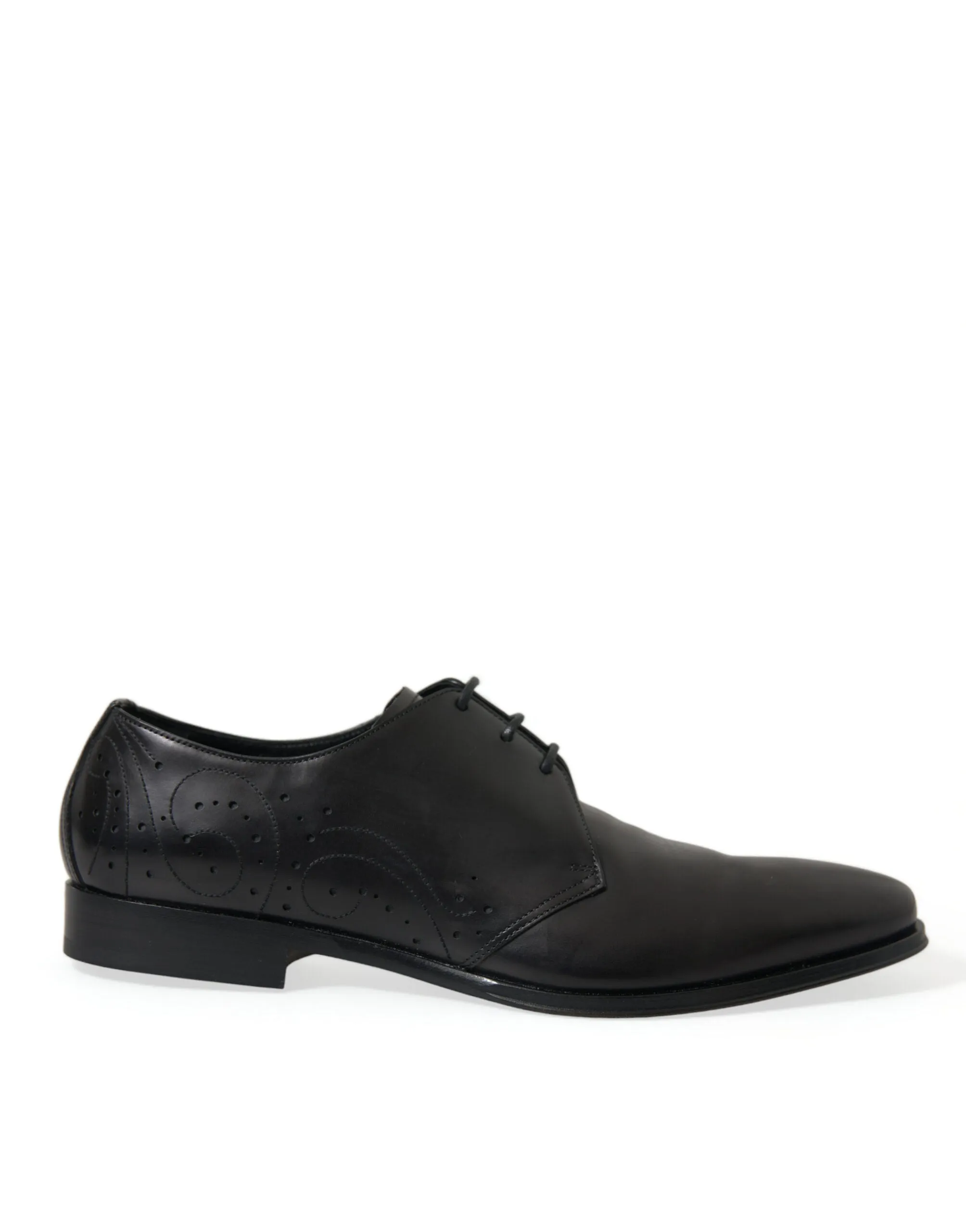 Elegant Black Leather Derby Dress Shoes sold by Louxly