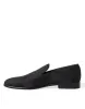 Elegant Black Brocade Dress Loafers sold by Louxly