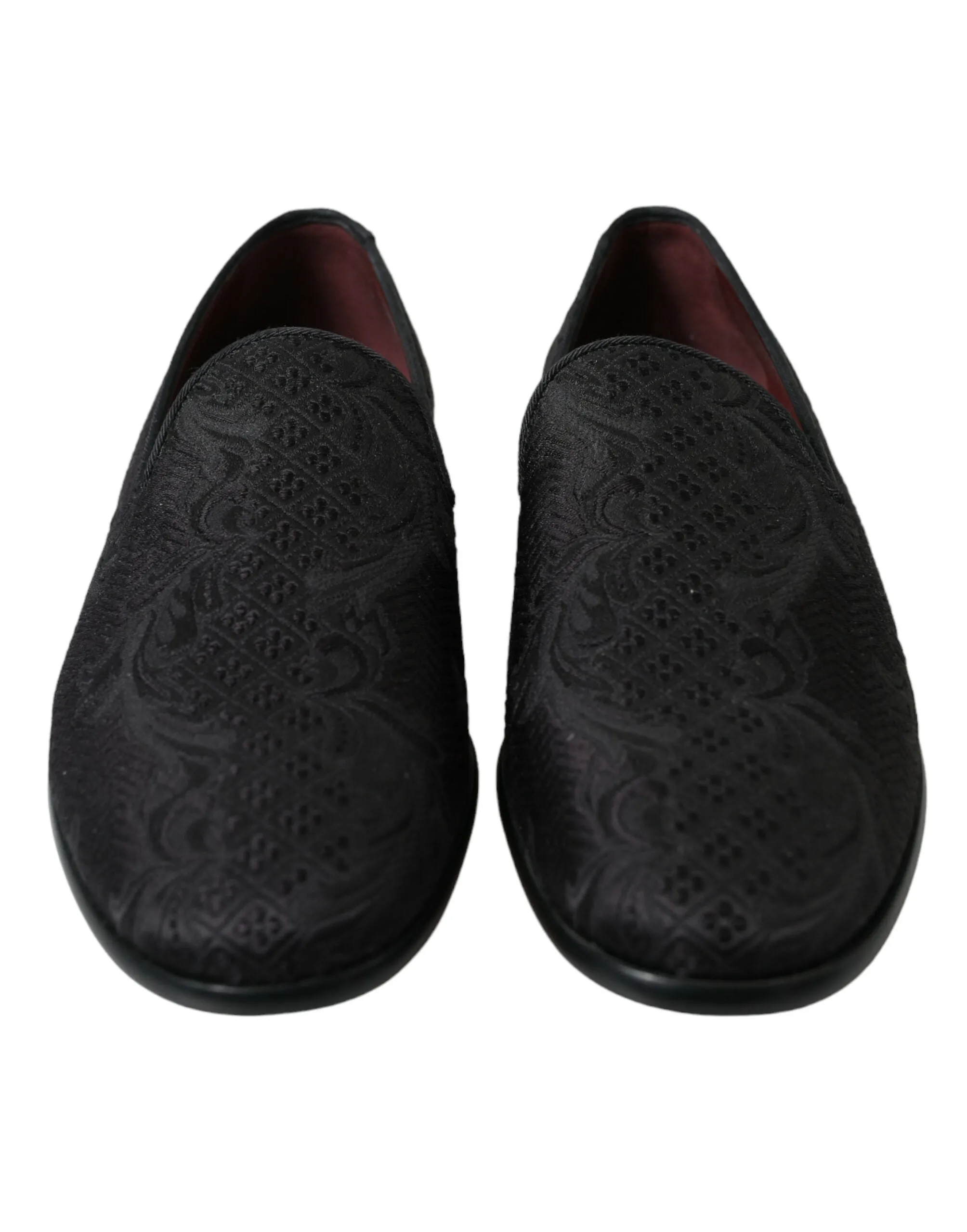 Elegant Black Brocade Dress Loafers sold by Louxly product image thumbnail 2