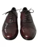 Elegant Burgundy Leather Derby Shoes sold by Louxly