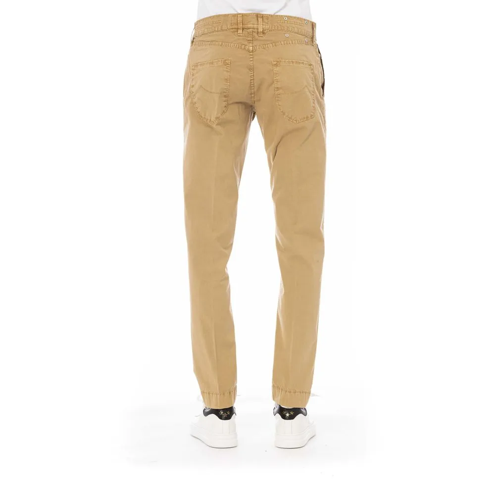 Beige Cotton Men Pants sold by Louxly product image thumbnail 3