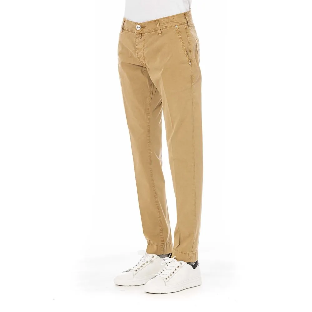 Beige Cotton Men Pants sold by Louxly product image thumbnail 2