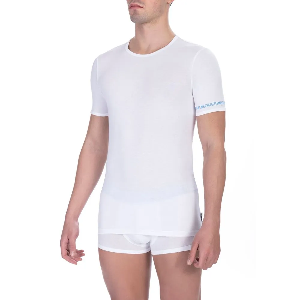 White Cotton Men T-Shirt sold by Louxly