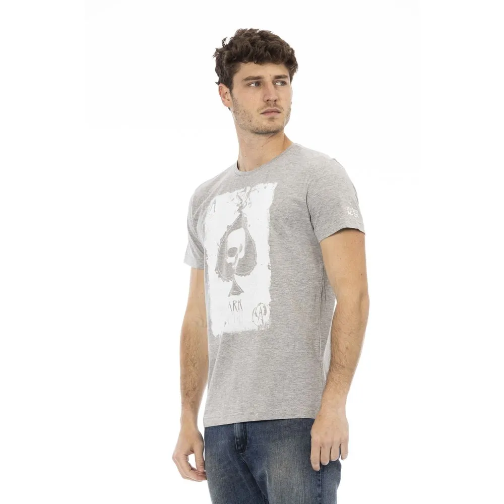 Gray Cotton Men T-Shirt sold by Louxly product image thumbnail 2