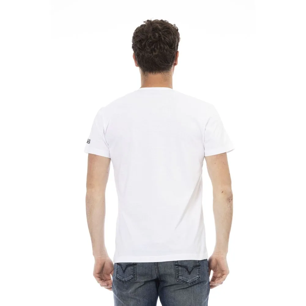 White Cotton Men T-Shirt sold by Louxly product image thumbnail 3