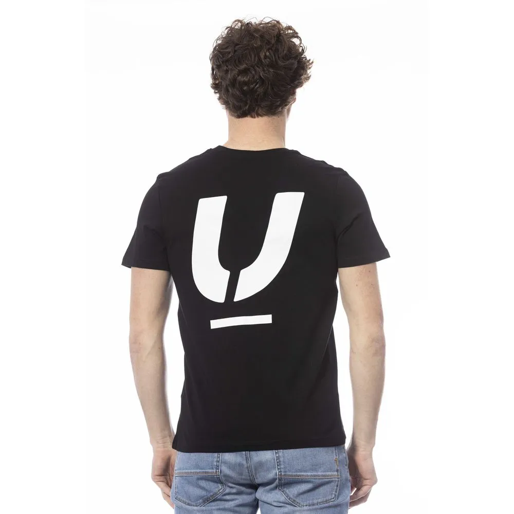 Black Cotton Men T-Shirt sold by Louxly product image thumbnail 3
