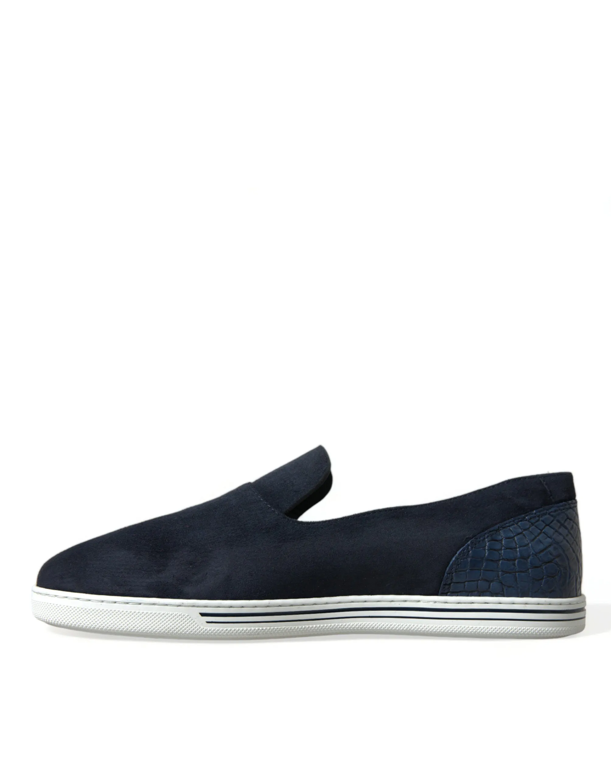 Elegant Blue Suede Leather Loafers sold by Louxly product image thumbnail 5